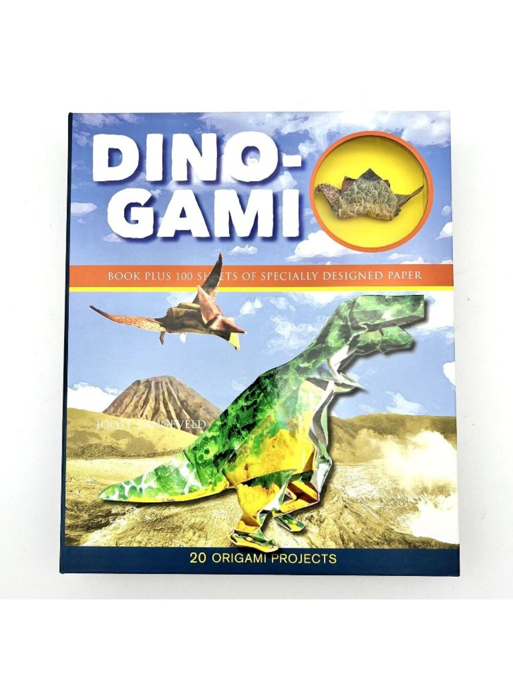 Dino Gami Origami Kit With Book plus 100 Sheets Of Special Paper 20 Dino Project